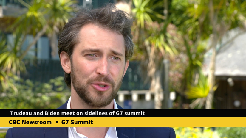 CBC News - Dr Tristen Naylor at the 2021 G7 Summit